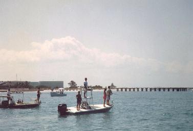 Anglers in the Pass